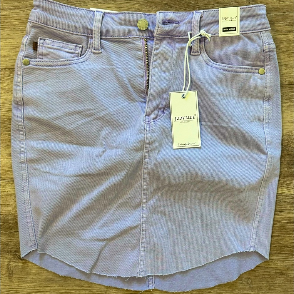 Judy Blue lavender Jean skirt
